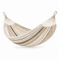 Hamac en Coton Rayé Beige/Marron