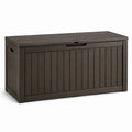 Coffre de rangement en polypropylène marron 300L