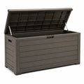 Coffre de rangement en plastique marron polypropylène 120 x 45 x 57 cm