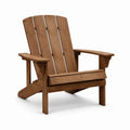 Fauteuil Adirondack en bois de pin brun