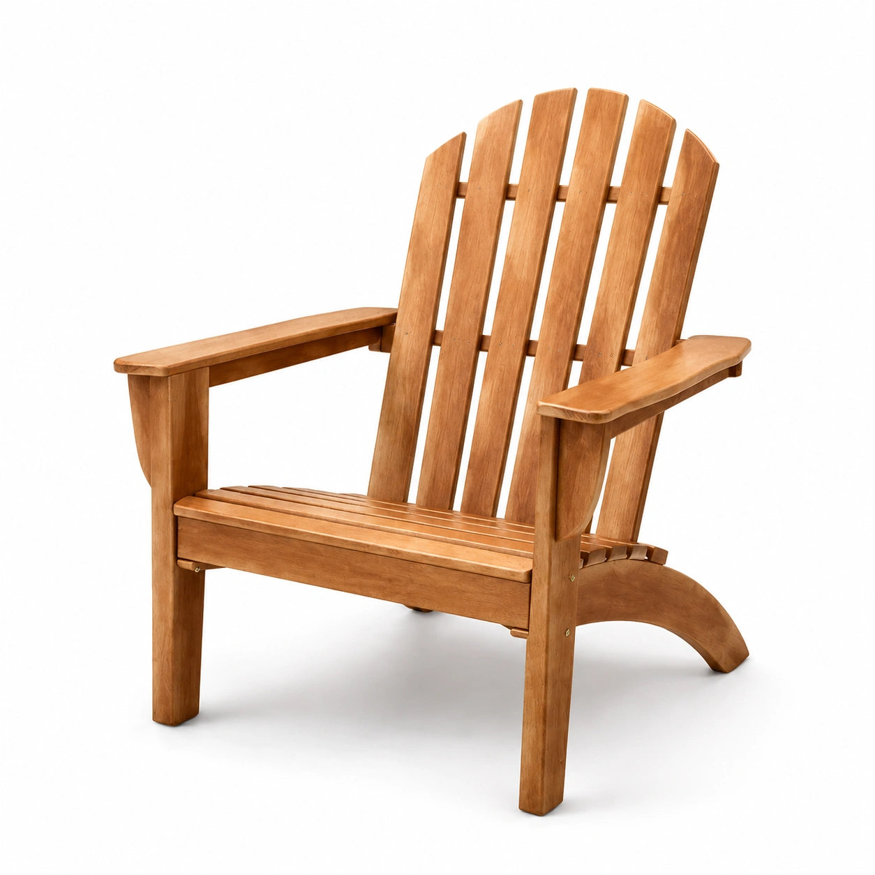 Chaise Adirondack en bois d'acacia marron