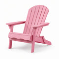 Chaise Adirondack en plastique rose