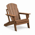 Fauteuil Adirondack en bois d'acacia marron pour usage extérieur